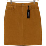 Jones New York Jones & Co by Corduroy Skirt Size 10 NWT Classic Tan Photo 0