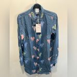 Her Universe Disney 100 Mickey Mouse Allover Print Button-Down Denim Shirt Dress Photo 1