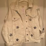Peach Love Star Jean Jacket (tags Still Attached) Photo 0