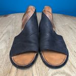 Free People  Mont Blanc Western Sandal Black Charcoal Leather Women’s Size 8.5 Photo 4