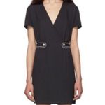 Rag and Bone  Black Tabitha Work Mini Dress Belted Photo 2