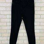 frame denim Frame Ali High Rise Cigarette Skinny Jeans in Noir Black Size 25 Photo 4