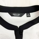 Vera Wang Simply  black and white top blouse Photo 2