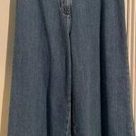 ZARA Women Light Wash Flare Leg Crop Denim Jeans -2 Photo 0