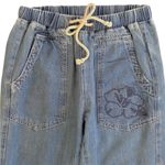 Anthropologie EUC Pilcro Blue Beach
Cottage Tie Waist Embroidered Jeans Size XS Photo 2