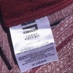 Three Sixty Six Maroon Red Long Sleeve Crew Neck Size M Photo 8