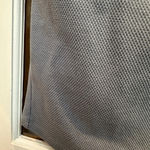 EXPRESS  Textured Stretch Top Short Sleeve Waist Knot Smokey Blue Size Large L Photo 5