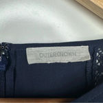 Outerknown  Navy Long Sleeve Elliott Organic Cotton Dress Size XS Photo 5