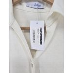 Coco Indigo The Ursula Maxi Dress Button Front Cream Large Linen Blend Photo 2