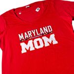 NEW Maryland Terrapins Mom Graphic Tee Womens XXL Port & Company V Neck T Photo 0