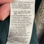 Madewell  Long Bell Sleeve Satin Shift Dress in Smoky Spruce, Medium Photo 12