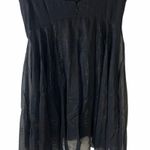 Free People  strapless tie front mesh layered short dress Size 2 ‘Good for You’ Photo 5