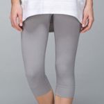 Lululemon  Heathered Gray Seamlessly Street Crop Photo 4