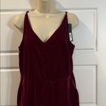 Banana Republic  Velvet cropped jumpsuit 6 NWT Photo 3