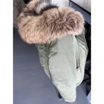 SAM. Multi Luxe‎ Sloan Fur lined down bomber jacket Green Photo 11