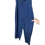 Joseph Ribkoff Vintage 80s Blue With Gold Trim Jumpsuit Size 6 Photo 6