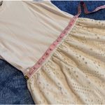 Grace Karin  Beige Eyelet Midi Dress Sleeveless Scoop Neck Casual Summer Large Photo 8