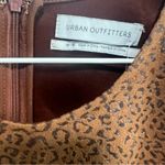 Urban Outfitters  Animal Print Faux Suede Lace Side Dress, New with Tags Photo 3
