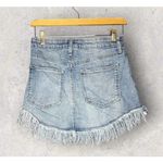 Celebrity Pink Women's Size 3/26 Waist 26” Fray Distressed Denim Mini Skirt Photo 1