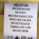 FINAL MARKDOWN Denim and company tone on tone blouse small Yellow Photo 9