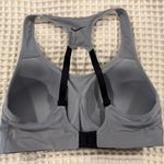 Nike Women's Alpha Training High Padded Gray Training Sports Bra- Photo 2