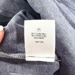 Intermix Derek Lam 10 Crosby Large Blue Sleeveless Top Shirt Cotton Linen Casual Photo 6