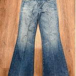 Citizens of Humanity Vintage Citizens‎ of Humanity Faye Wide Leg Jeans Chain Link Embroidery Size 31 Photo 0