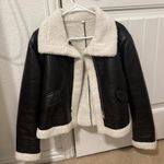 fuzzy jacket for going out Black Photo 0