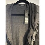 Daisy Fuentes  Women's Gray Knit Ruffle Accent Open Cardigan size XL NWT Photo 1