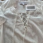 Intermix  Florance Flutter Sleeve Blouse‎ NEW With Tags - Size S. Photo 3