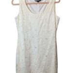 Tiana B . Cream Lace Sleeveless Dress Photo 0