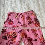 Magaschoni  Pink Floral Satin Pants NEW Photo 8