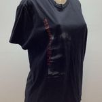Forever 21  Size Large Silent Madness Black Graphic Tee. Preloved Photo 0
