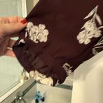 Collective Concepts  Merlot Floral Blouse Sheer V-Neck Burgundy XL EUC Photo 11