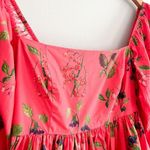 Cara Cara | Sip Sip Dress in Botanical Allover Coral | Sz XS Pink Photo 5