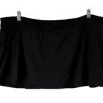 Anne cole NWT Plus Solid Classic Black Modest Swim Skirt Skort Size 22w Photo 2