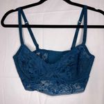 Free People  Sorento Demi Lace Longline Underwire Bra (32DD) Photo 2