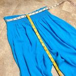 Ramy Brook NWT Textured Athena Palazzo Pant Swim Coverup Blue Pull On Medium Photo 3