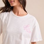 Altar'd State Faith Over Fear Oversized Graphic Tee White & Pink Sz M Retail $52 Photo 3