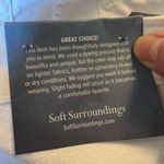 Soft Surroundings  Ultimate High Rise Lace Hem Slim Crop White Jeans Pants 20W Photo 4