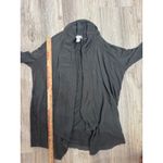 Athleta  Pranayama Wrap Gray Cardigan Sweater Open Front Pockets Size Medium Photo 5