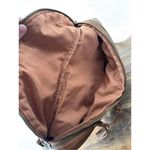 Pebbled Vegan Leather Adjustable Strap Crossbody Sling Bag Cognac Brown Photo 4