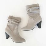 Kaari Blue  Kensie Grey Vegan Suede Slouchy High Heel Ankle Boot Size 6‎ Women’s Photo 10