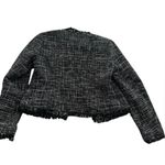 Cato Women's Black Tweed Jacket Open Front Size M Photo 7