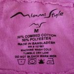 Miami Style  DAYTONA BEACH FLORIDA FLORAL GRAPHIC PRINT LAVENDER SWEATSHIRT M NWT Photo 10