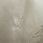 Christian Dior Vintage  New York Satin & Lace Teddy Lingerie Embroided Logo White Photo 1