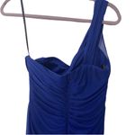 XScape  Blue One Shoulder Social Prom  Size 10 Dress Photo 3