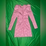 Ganni NWT Elegant Pink Lace Dress size Photo 2