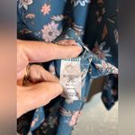 PaperMoon  Floral Teal and Pink Blouse Photo 2