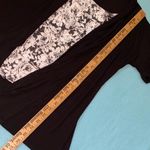 B.WEAR ruffle pullover short sleeve cardigan tunic blouse attach tank top size L Black Size L Photo 8